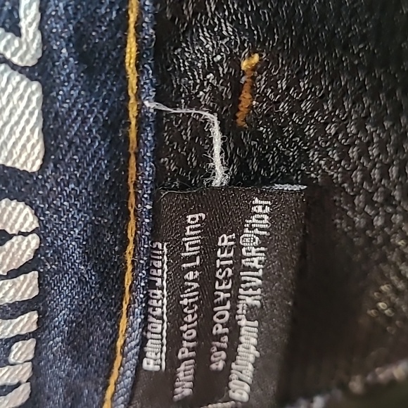 Men's motorcycle riding blue jeans - Picture 9 of 10